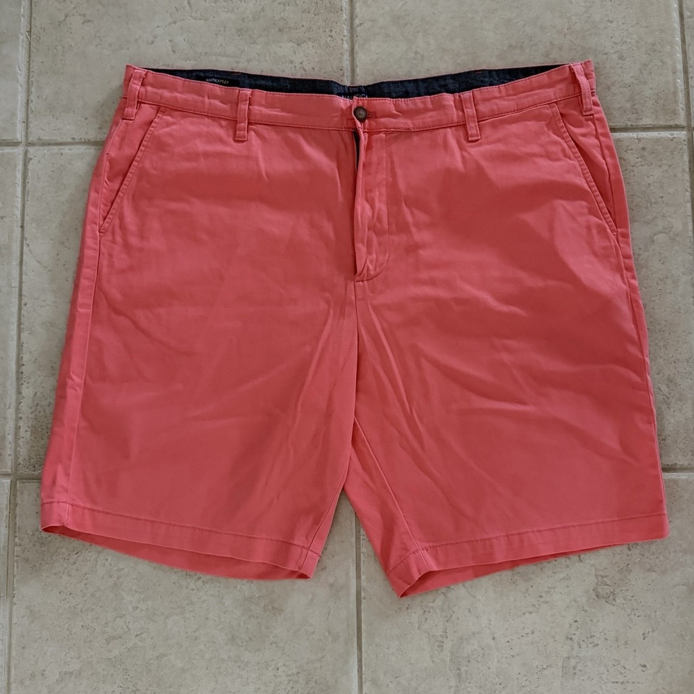 Nautica Classic Flex Fit Shorts 42W Salmon